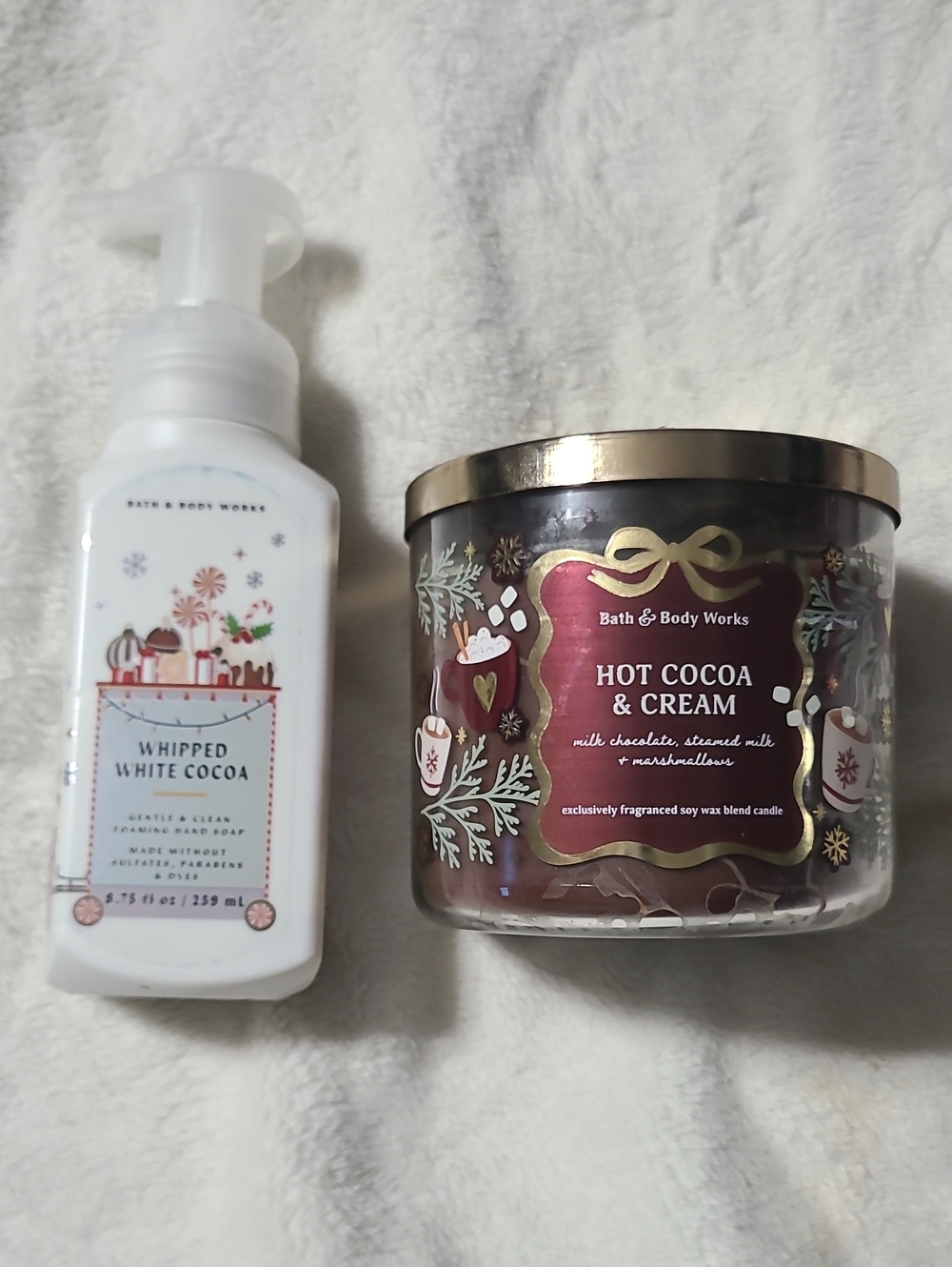 Bath & Body Works Cocoa Soap and Candle